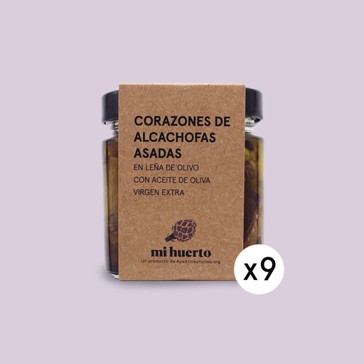 [600022000] Caja Corazones de Alcachofa a la leña de Olivo en AOVE (9 uds. x 360g)